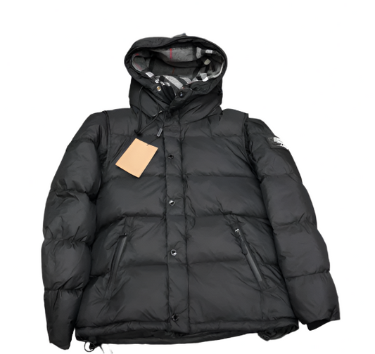 Detachable Sleeve Hooded down Jacket